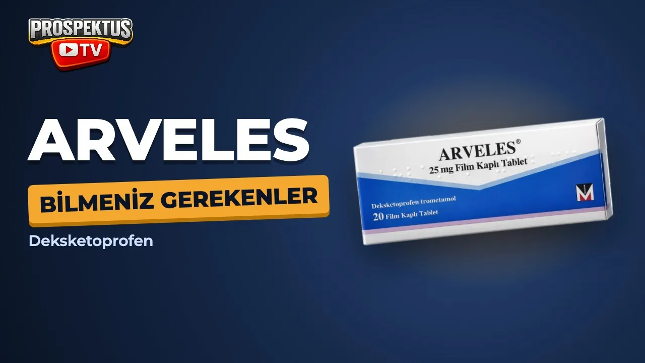 Arveles 25 mg Film Kaplı Tablet video anlatımı