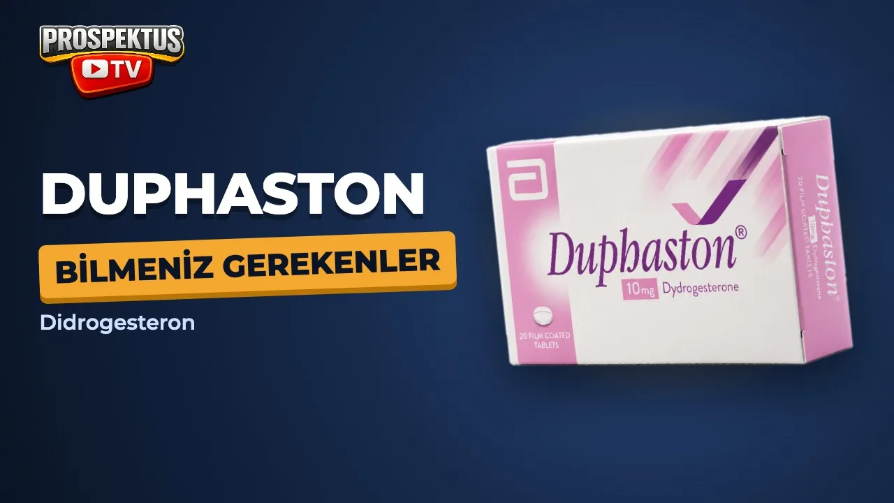 Duphaston 10 mg film kaplı tablet video anlatımı
