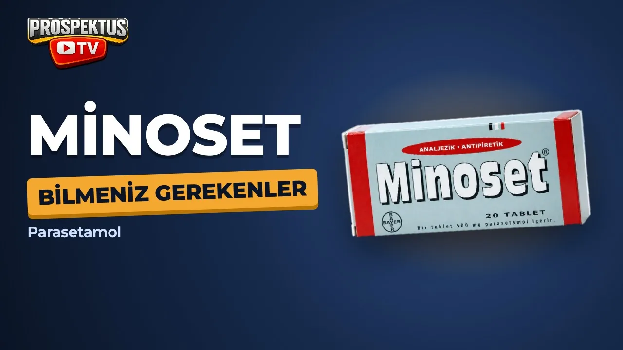 Minoset 500 mg Tablet video anlatımı