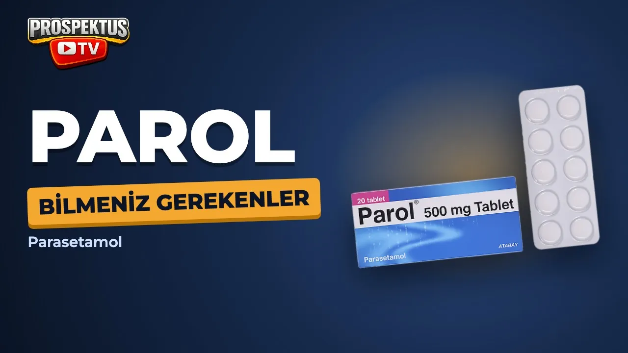 Parol 500 mg Tablet video anlatımı