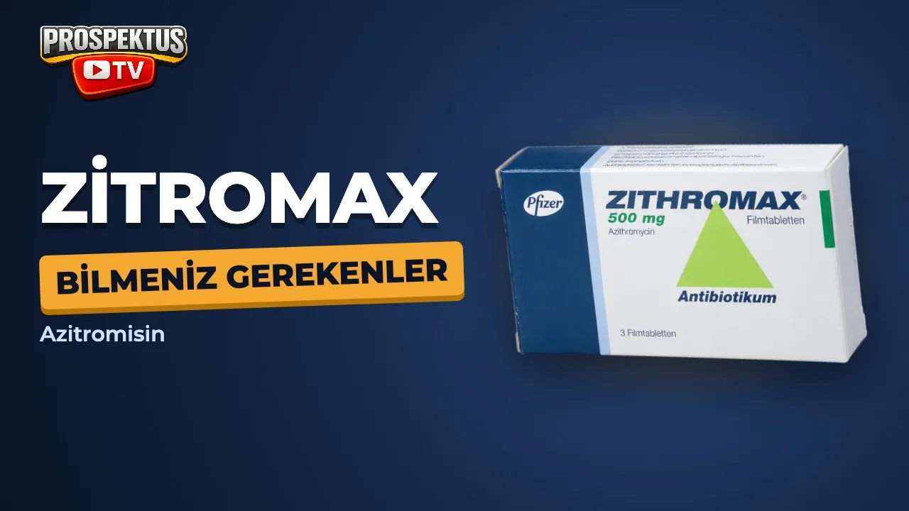 Zitromax 500 mg Film Kaplı Tablet video anlatımı